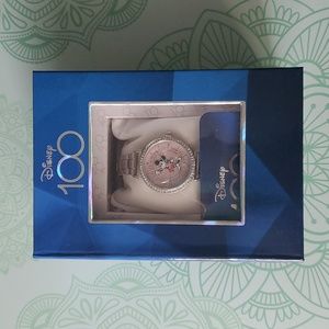 Disney "100 Years of Wonder" 100th Anniversary Glitter Dial Watch - New in Box